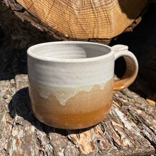 Prospector 3 tone Mug- Hazelnut brown/White