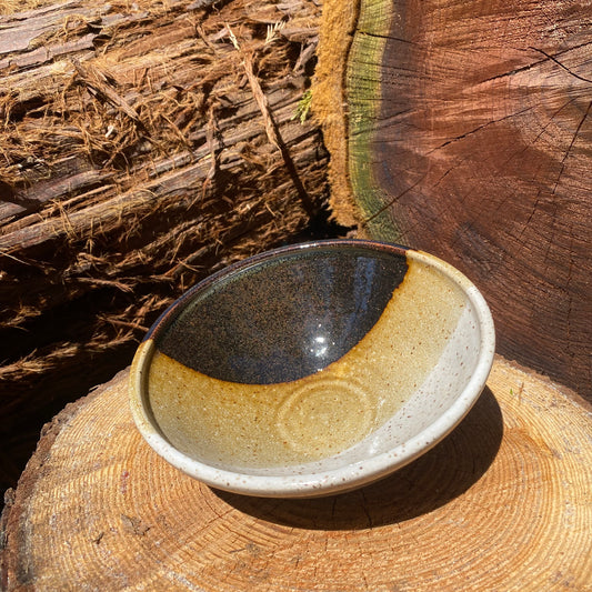 Prospector 3 Tone Bowl- Iron Ore/White